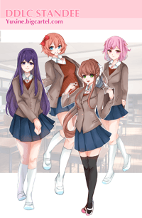 Image 2 of [PRE-ORDER] Doki Doki! Literature Club Standees