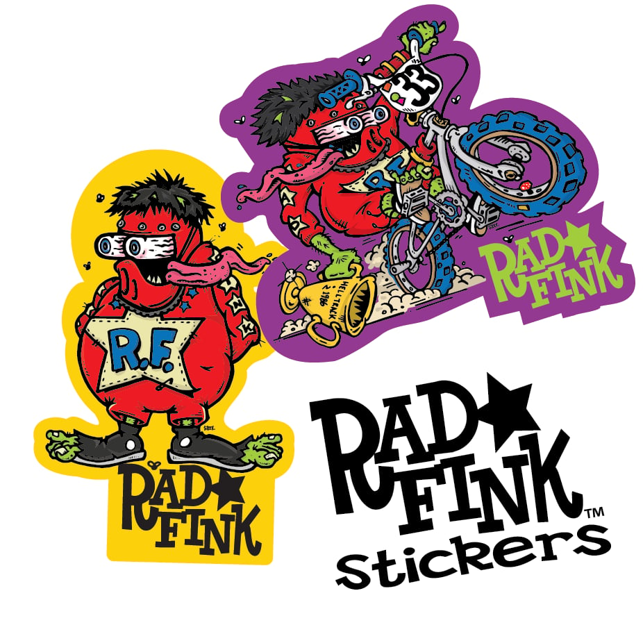 Image of RAD FINK STICKERS