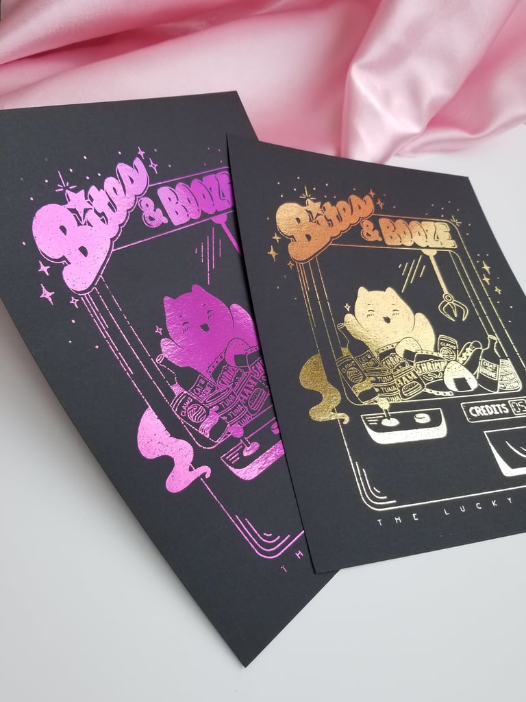 Bites & Booze - Foil Art Image 2