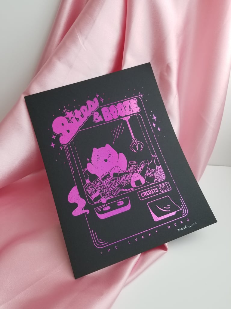 Bites & Booze - Foil Art Image 3