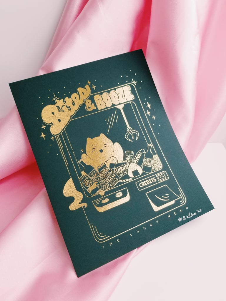 Bites & Booze - Foil Art Image 4