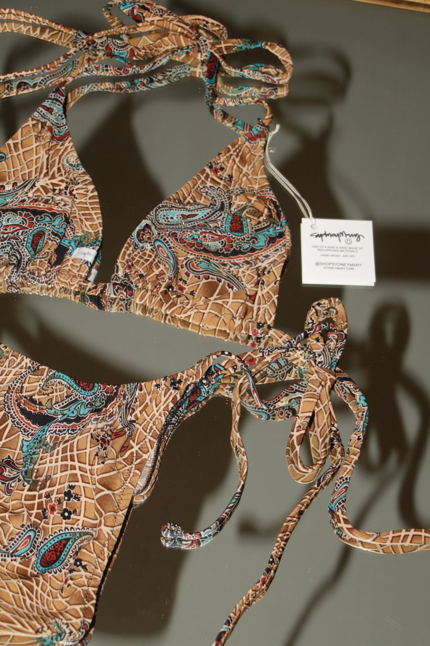 Image of Turquoise Bikini Set - L