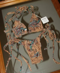 Image 2 of ♲ Turquoise Bikini Set - L