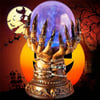 Glowing Skull Finger Crystal Ball