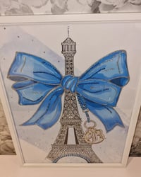 Image 2 of BLUE BOW GLOSSY PRINT