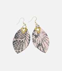 Mia Boss Leather Earrings
