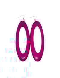 Image 2 of Opulence Wooden Earrings (Available in various colors, see pics)