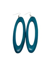 Image 5 of Opulence Wooden Earrings (Available in various colors, see pics)