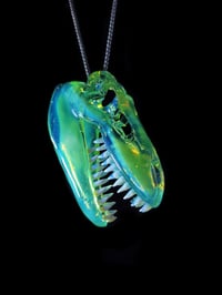 Image 1 of Titan v1 T-Rex skull pendant. 