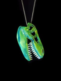 Image 3 of Titan v1 T-Rex skull pendant. 