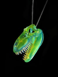 Image 4 of Titan v1 T-Rex skull pendant. 