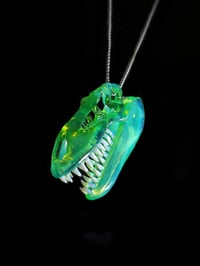 Image 2 of Titan v2 T-Rex skull pendant. 