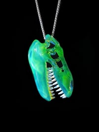 Image 3 of Titan v2 T-Rex skull pendant. 