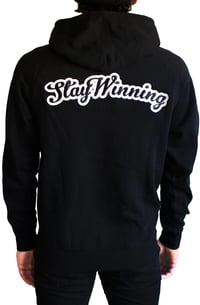 Image 2 of Stay Winning Fortune Frogs Black Hoodie