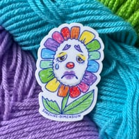 Image 1 of Clown Flower Vinyl Stickers