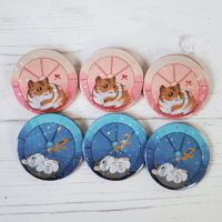 Image 3 of Tin plate badges.