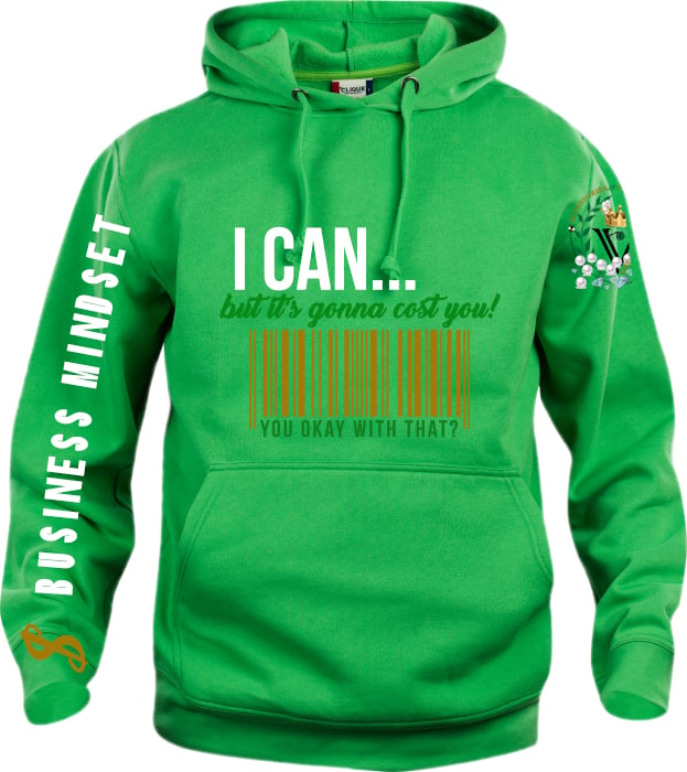 IvytheBrand Business Mindset Barcode Hoodies