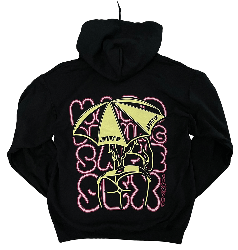 Image of Umbrella Girl Neon Hoodies - Pink (Small Only)