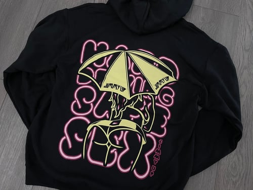 Image of Umbrella Girl Neon Hoodies - Pink (Small Only)