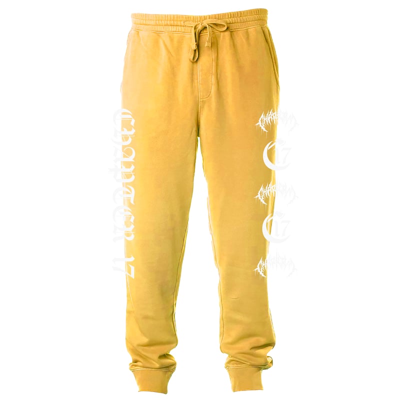 frozen yellow joggers