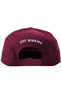 Image 2 of Stay Winning Bubbas Maroon Snap Back Hat