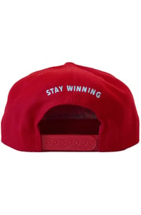 Image 2 of Stay Winning Bubbas Red Snap Back Hat