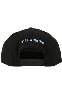 Image 2 of Stay Winning Bubbas Black Snap Back Hat