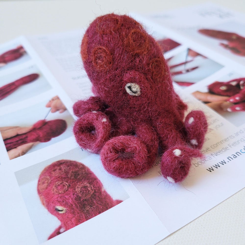 Octopus - Needle Felting Kit