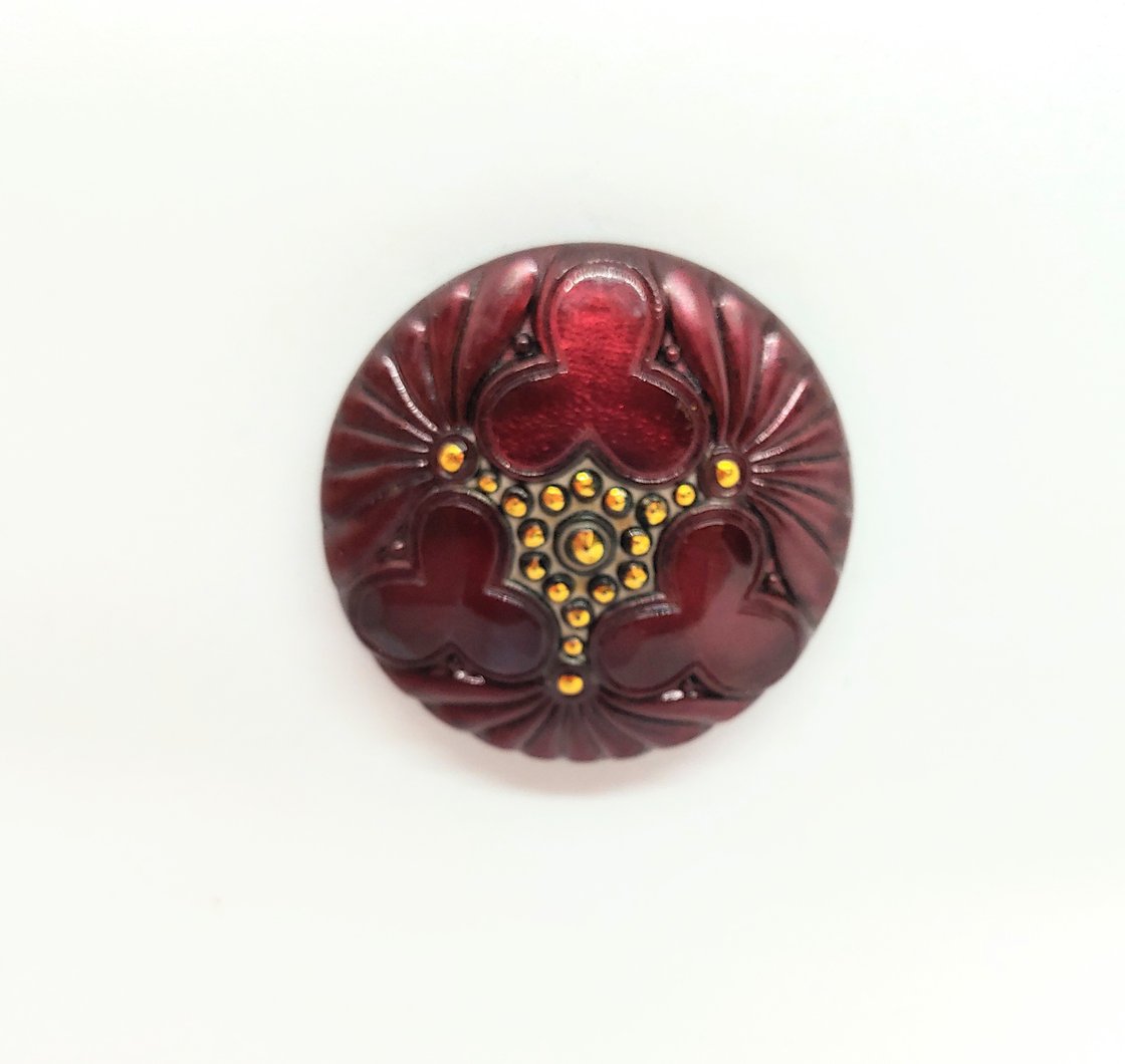 Image of Czech Glass Magnetic Pin #22-658