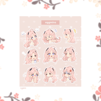 ꒰ OC, old ꒱ Min sticker sheet