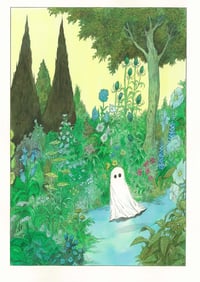 Garden Ghost Print