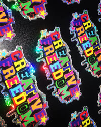 Image 3 of CREATIVE FREEDOM: ICY (STICKER)