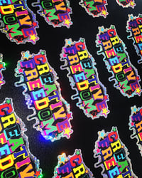 Image 2 of CREATIVE FREEDOM: ICY (STICKER)