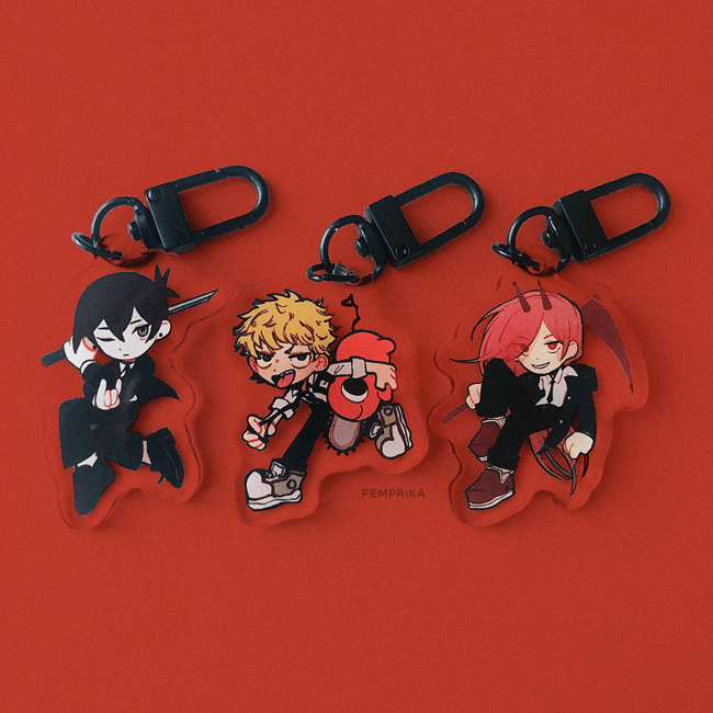 Chainsaw Man Charms | pemprika