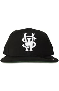 Image 1 of Stay Winning SW Black/White Snap Back Hat