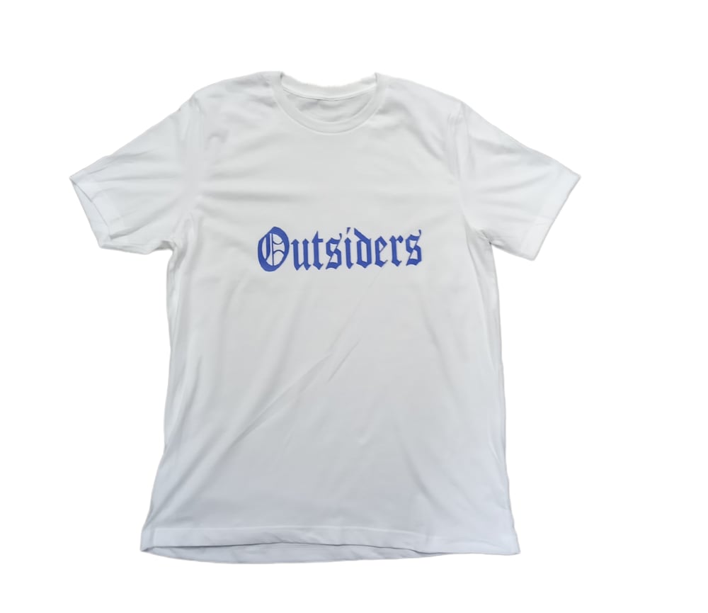 Image of Rebel Outsiders " White Blue " Shirt 