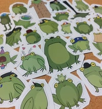 Image 1 of Frogs in Hats Surprise Sticker Packs