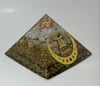 Gemini Orgonite Crystal Pyramid