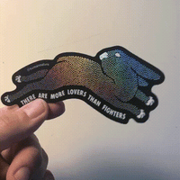 LOVER BUN HOLOGRAPHIC STICKER
