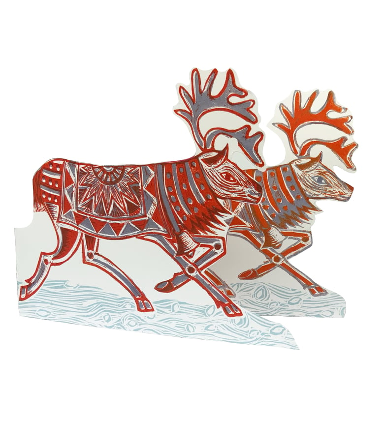 Image of Reindeer Pair JL3D0100