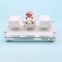 Image 2 of strawberry cow ceramic keycap-2