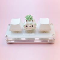 Image 4 of succulent cow ceramic keycap-1