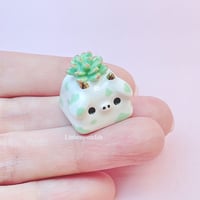 Image 1 of succulent cow ceramic keycap-1