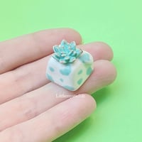 Image 5 of succulent cow ceramic keycap-2