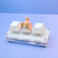 Image 2 of orange tabby cat ceramic keycap