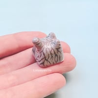 Image 5 of gray tabby cat ceramic keycap