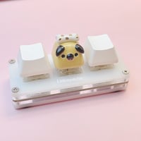 Image 3 of pug ceramic keycap