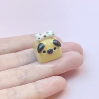 Image 1 of pug ceramic keycap