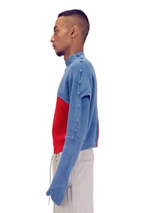 Image 4 of JOLLY  SWEATER red-blue