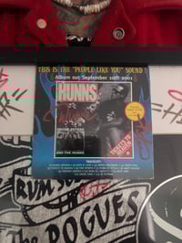 Image 6 of THE HUNNS TIX TO HEAVEN & POGUES T SHIRT FRAMED 